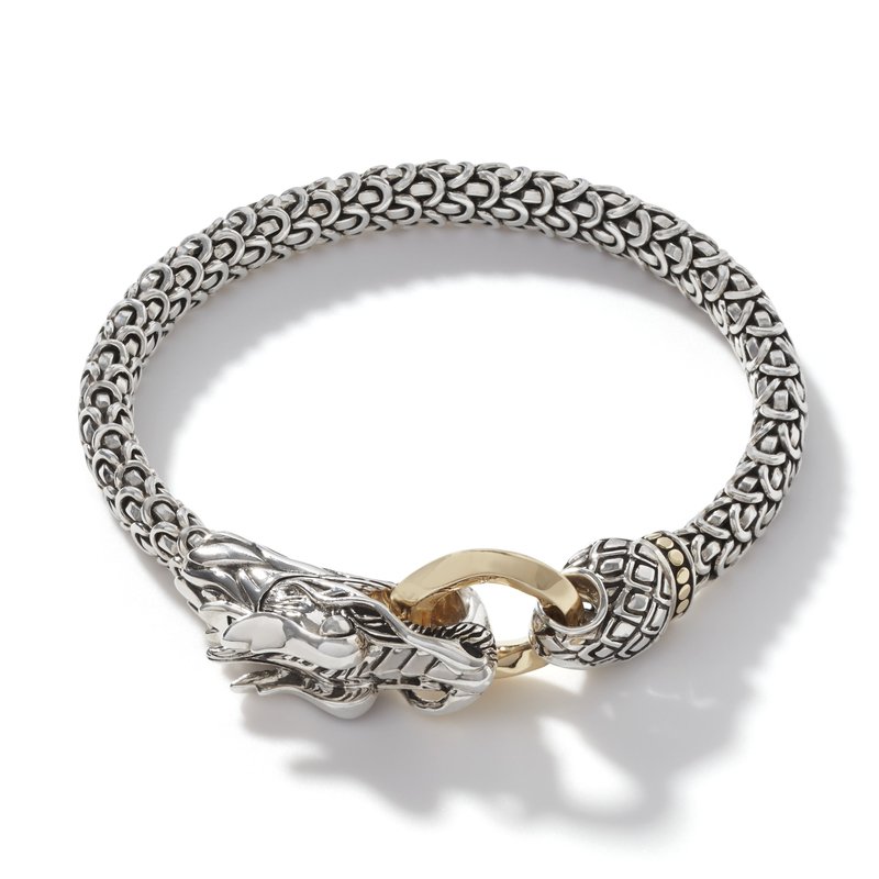 JOHN HARDY Naga Bracelet, Gold, Sterling Silver, 6MM BZ65032