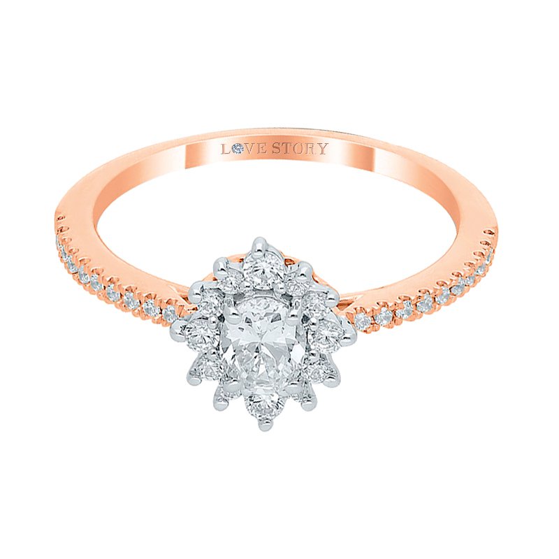 Happiness! ページ Love Story Diamonds Engagement Ring 381-14835 - Goff Jewelers