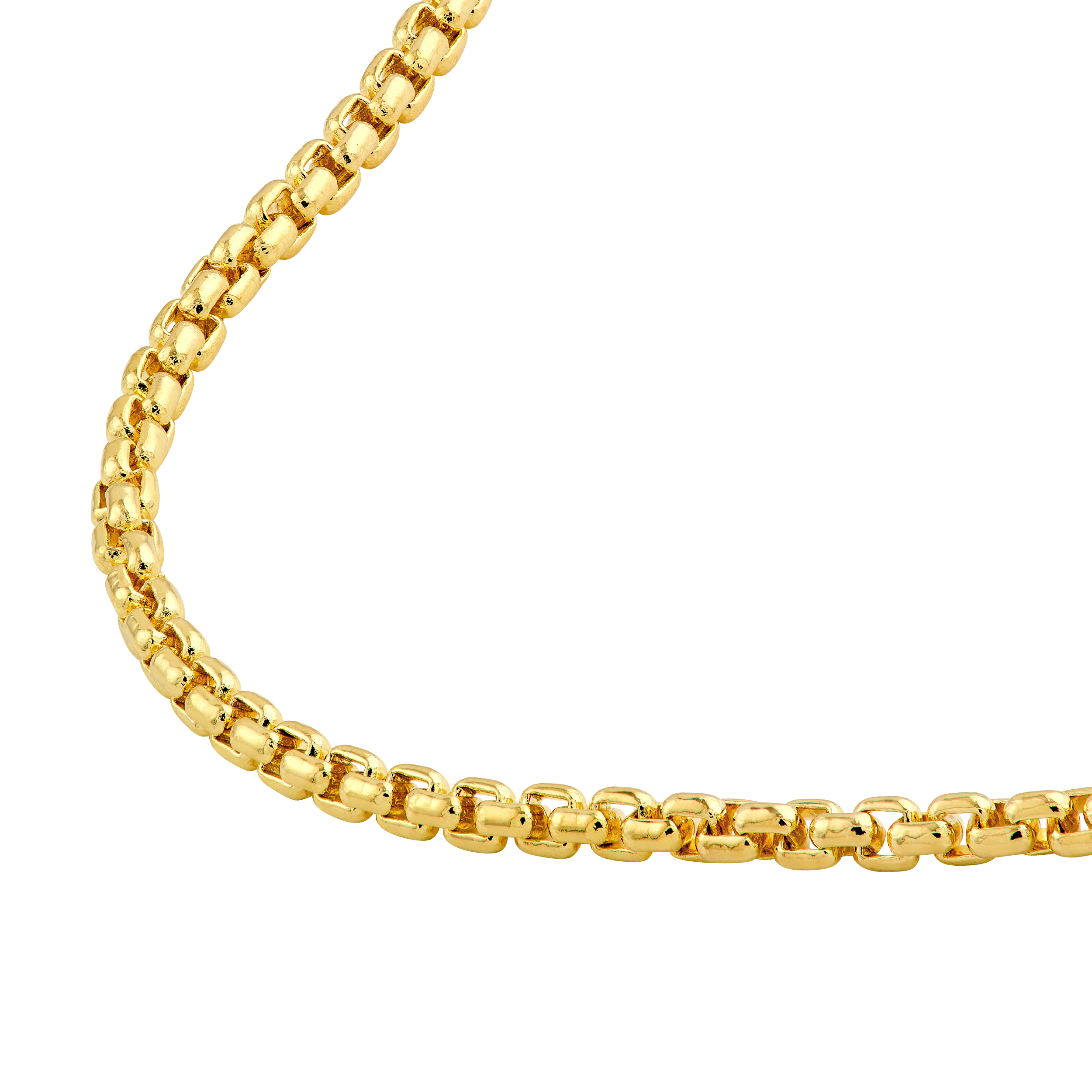 Midas Chain 1.75mm Solid Round Box Chain with Lobster Lock