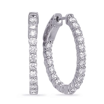 ASHI Round Shape Diamond Stud Earrings 66300PJFGERWG-1.25 ASHI Round Shape Diamond Stud Earrings 66300PJFGERWG-1.25