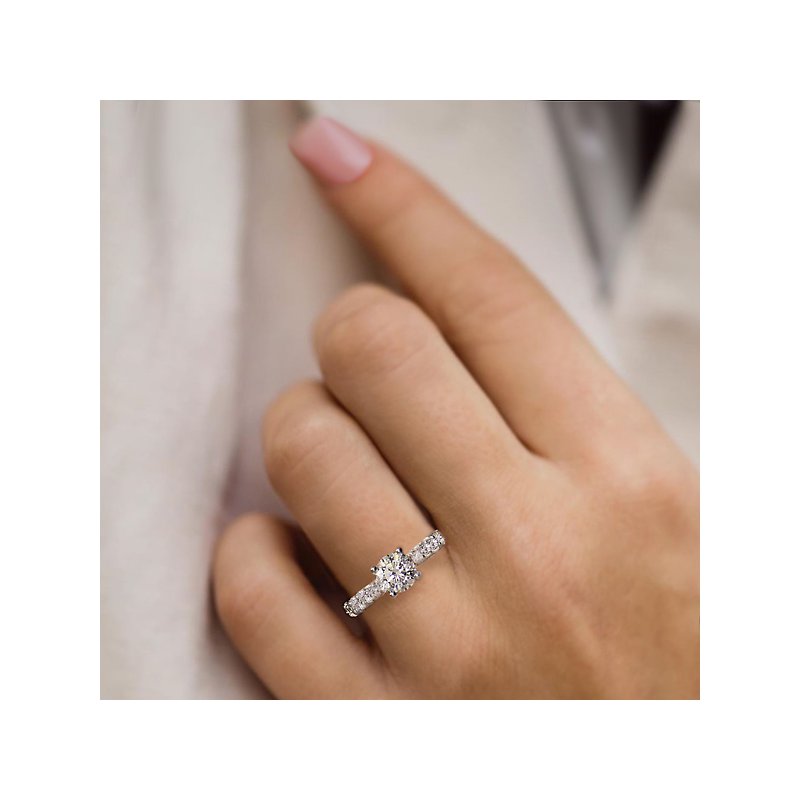 Romance Classic Semi-Mount Diamond Ring 117970-RD100K