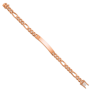 Cadena Figaro Eslabón 3x1 Oro 14k 65cm 4.4mm Italy Unisex Color Dorado | Meses sin interés