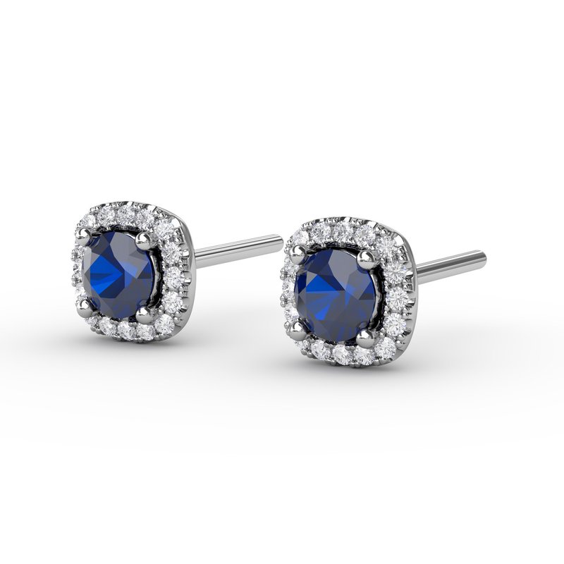 Sapphire Stud Earrings 2024