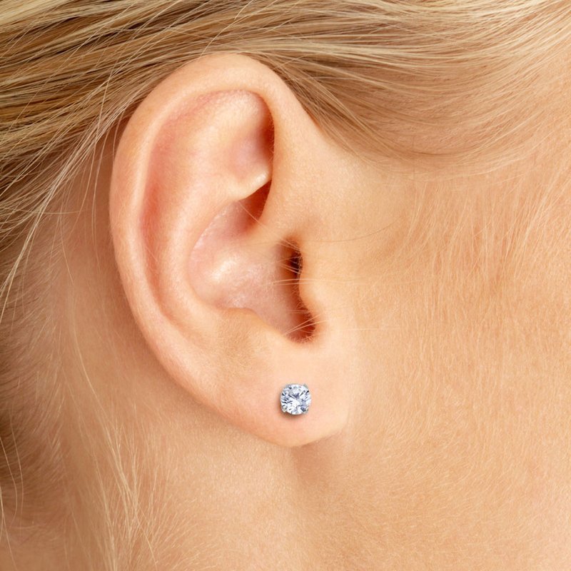 Color Merchants 14k White Gold 0.40 Ct Diamond Stud Earrings EDE40W KP Jewelers