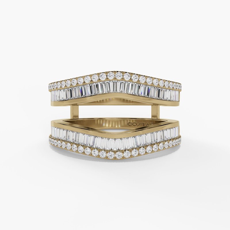 Baguette & Round Diamond Channel Set Enhancer R14760B - Costar