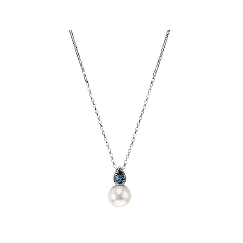 ★ NiRO SERENDIPITY★ HEART TURQUOISE PEARL NECKLACE #55 HEART TURQUOISE PEARL NECKLACE - NiRO.SERENDIPITY | 60
