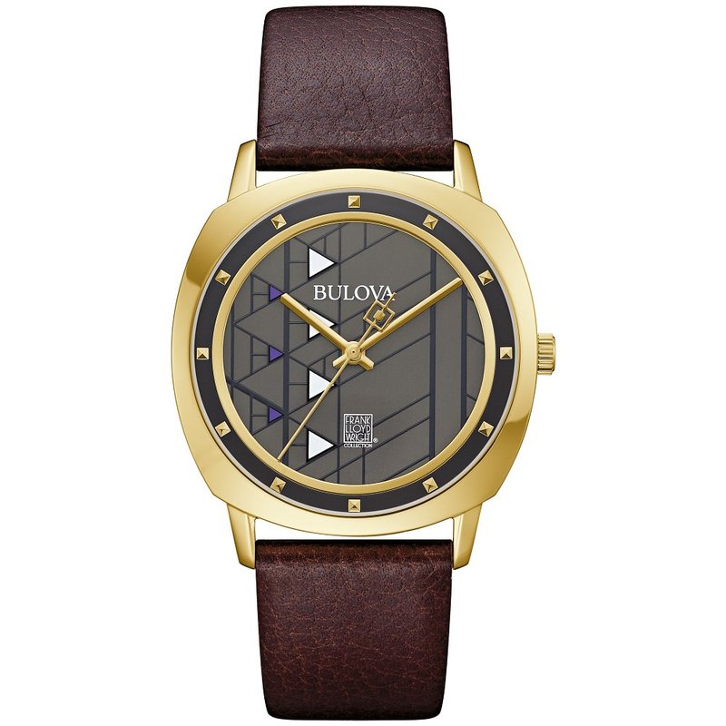 Bulova Bulova Stainless Steel Frank Lloyd Wright Mens Watch