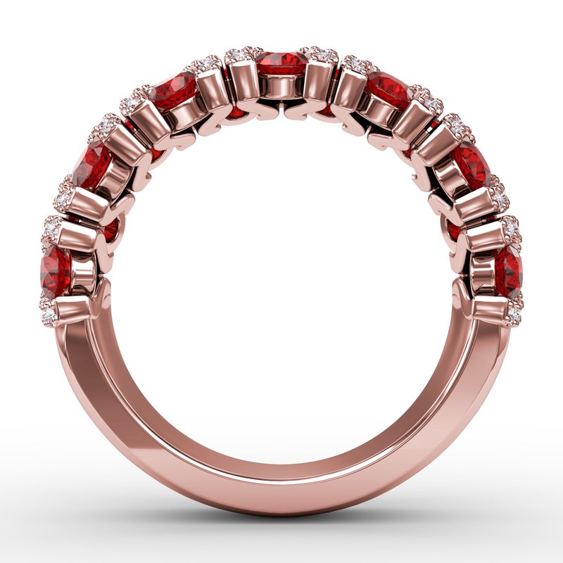 Fana Make A Statement Ruby And Diamond Ring R1563R - Deans