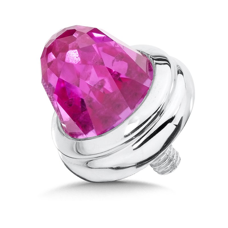 ブレスレット WILLIE and DUFFY Round pink sapphire bangle silver 925 handm A&M .925 Sterling Silver Pink Sapphire Bracelet Rough