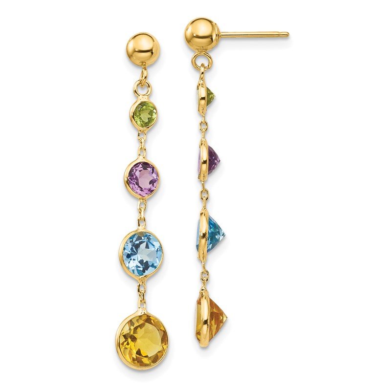 エイミエール デルーラ Quality Collection 14k Yellow Gold Multi-Color Gemstone