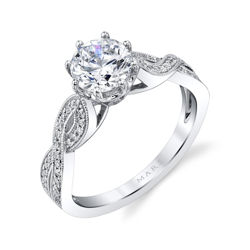 Mars Fine Jewelry Engagement Ring 27185 - The Diamond Family