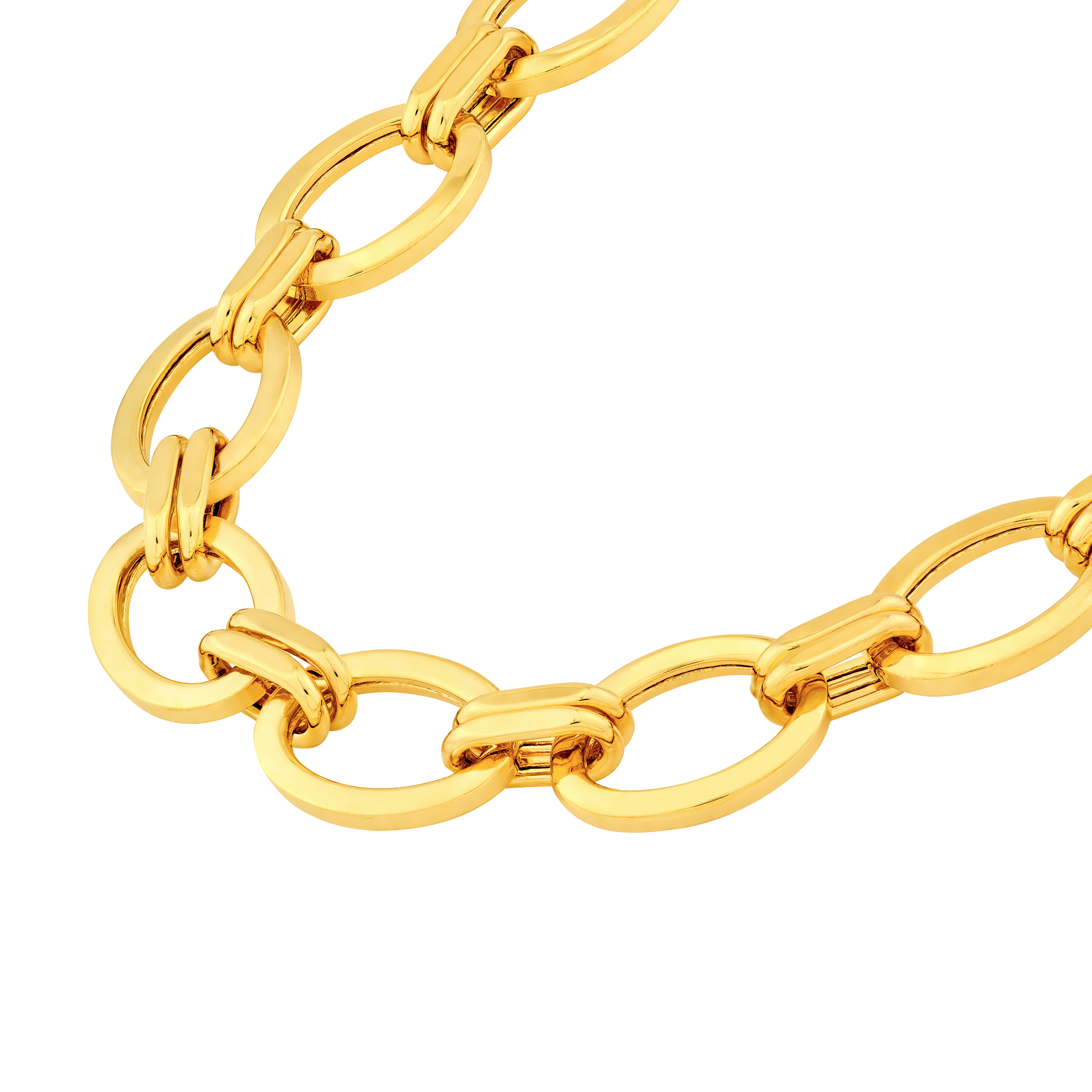Midas Chain Hollow Oval & Double Link Chain MF045442 - Malsons