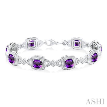 ASHI Paperclip Diamond Fashion Bracelet 70771PEFGYG