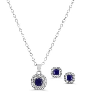 Genuine Blue Sapphire 2-piece Set LN4512SB
