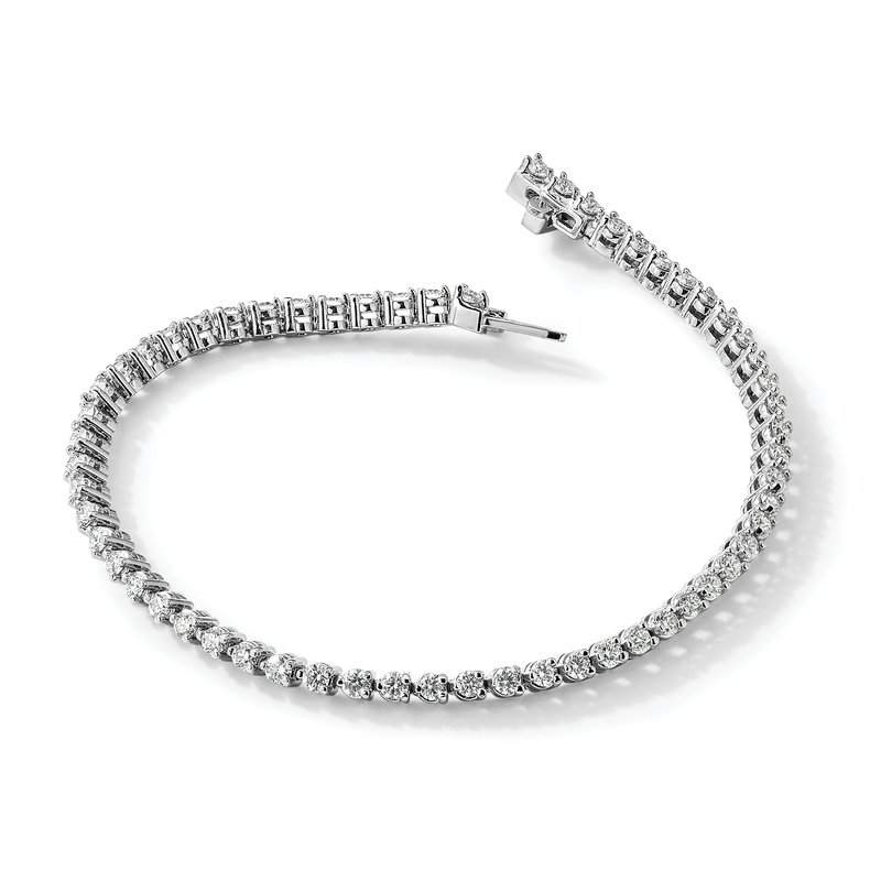 True Origin 14K White Gold 2 3/8 carat Lab Grown Diamond VS+ F+ ...