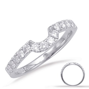 サルページ ウェディングシリーズ S. Kashi Bridal White Gold Matching Band EN7325-BWG