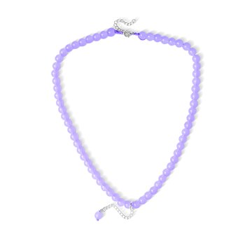 8mm Lavender Bead Necklace L444-N250520