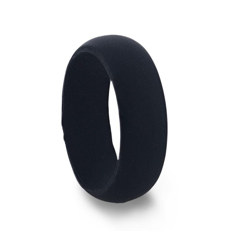 Thorsten SEAL Black Silicone Ring Comfort Fit Hypoallergenic Thorsten - 8mm Thorsten SEAL Black Silicone Ring Comfort Fit Hypoallergenic Thorsten - 8mm