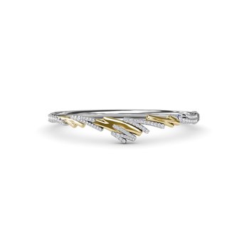 ASHI Mixed Shape Bezel Set Diamond Fashion Bangle 795GVHDFGYG