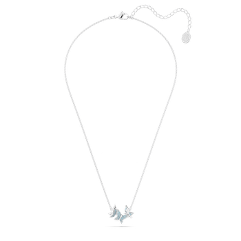 ★SWAROVSKI★ Lilia Blue Rhodium Necklace 5662181 Swarovski Lilia necklace, Butterfly, Blue, Rhodium plated