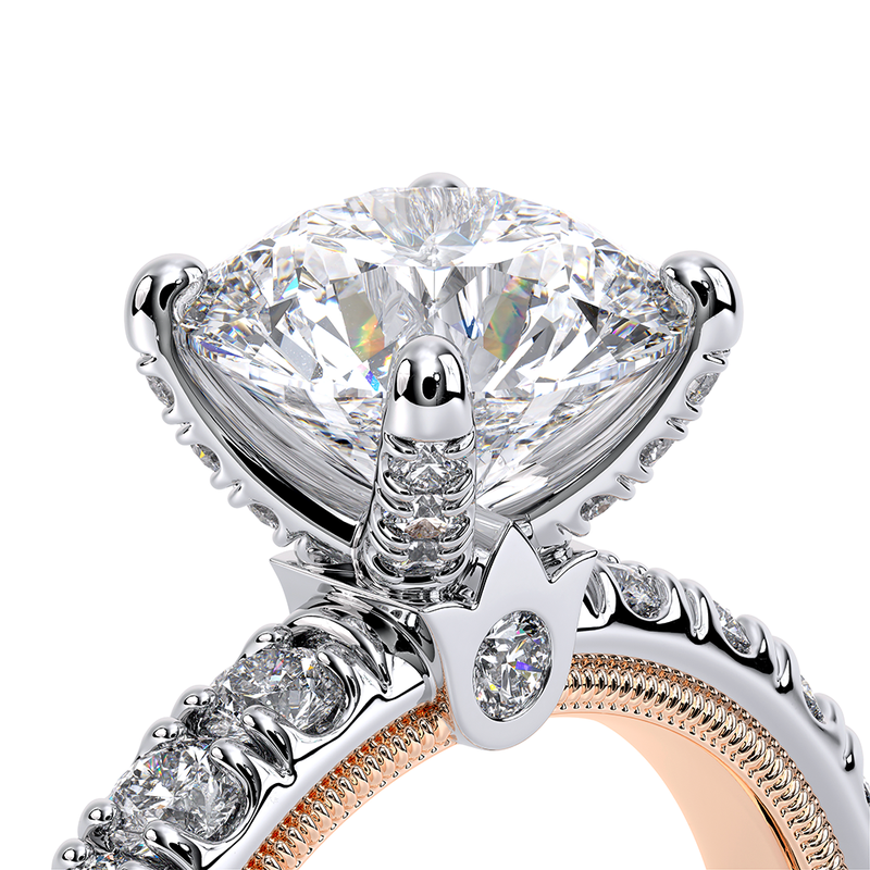 Verragio Tradition-250rd4-14k Rose Gold Round TRADITION-250RD4