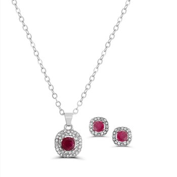 Genuine Ruby 2-piece Set LN4512RU