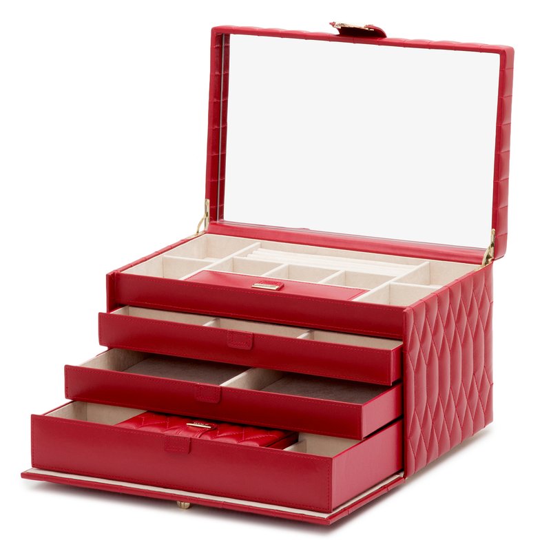 JUPITERミドルクラス赤ベルJTR-606MR ＋Bach7C ＋豪華ケース WOLF Caroline Large Jewelry Case 329672 - Loring & Co.
