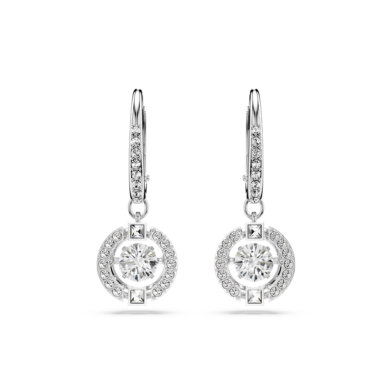 Swarovski Swarovski Sparkling Dance drop earrings, Round cut Swarovski Swarovski Sparkling Dance drop earrings, Round cut