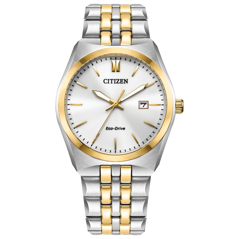 Citizen MEN ECO WR100 SST BRAC WHTE BM7334-58B - Valle Jewelers