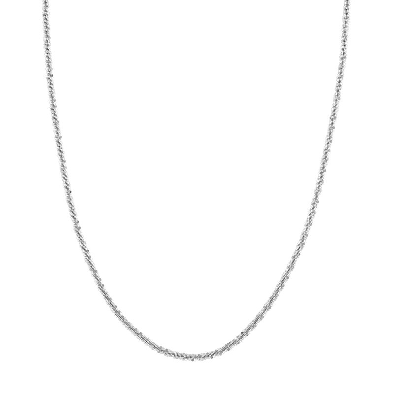 『Hollywood CHAIN BROWN×SILVER』 Beau Link and Chain Necklace in Vintage Silver | Kendra Scott