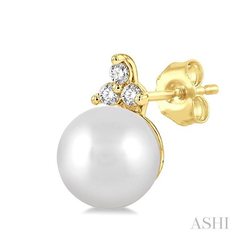 【Modest Mood】Crush Pearl Earring Broken Pearl Earrings in PLATINUM-PEARL-MULTI | Vivienne