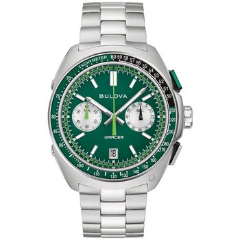white christmas dresses Bulova Surveyor Green dial Stainless Steel Automatic Men's Watch 96B42 –  Chronobuy main image 1