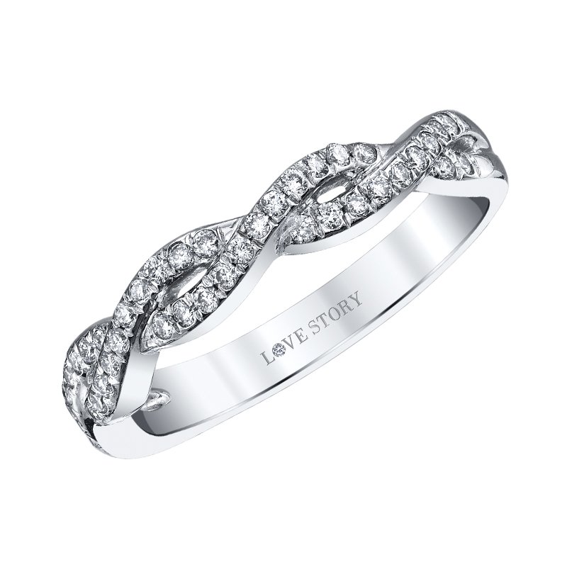 Wedding Band 526-14155 - Love Story Diamonds