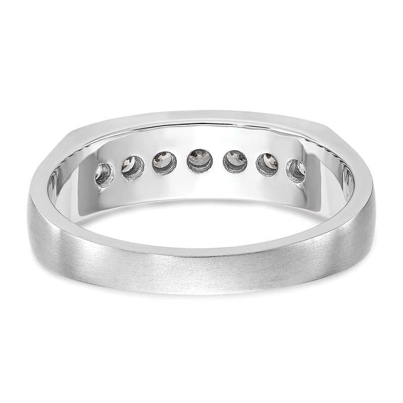 True Origin 14K White Gold Men's 1/2 carat Lab Grown Diamond VS+ F+ ...