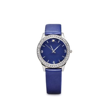 Ladies Blue Band Watch with Swarovski Crystals W-SW1031SWBL