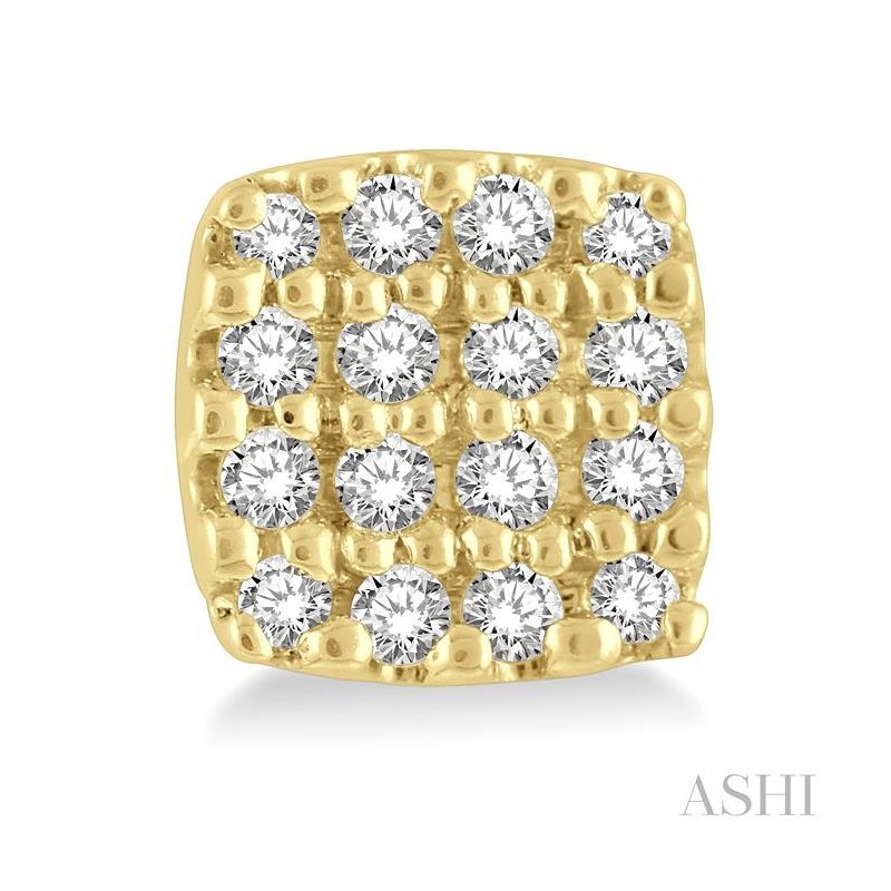 ASHI Cushion Shape Petite Diamond Fashion Earrings