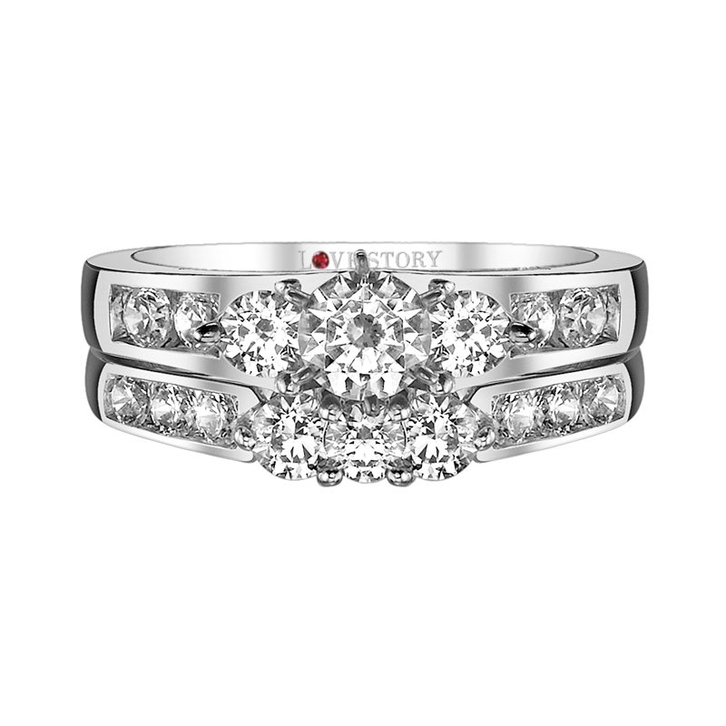 Bridal Set 309-11132 - Love Story Diamonds