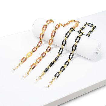 Multicolor Elongated Link Acrylic Eyewear Chain CO00007-O