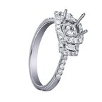 Shefi Diamonds 14KW White Gold Diamond Engagement Ring 4.84 Ctw 921340(A)EU2