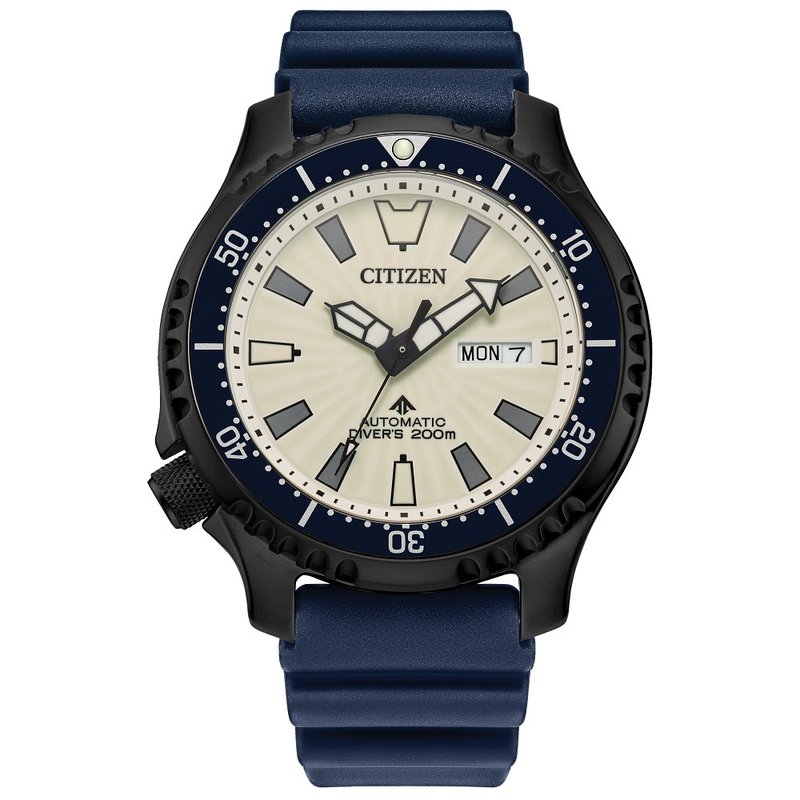 Citizen CITIZEN Promaster Dive Automatics Promaster Auto Fugu Mens  Stainless Steel NY0137-09A - Hayden Jewelers