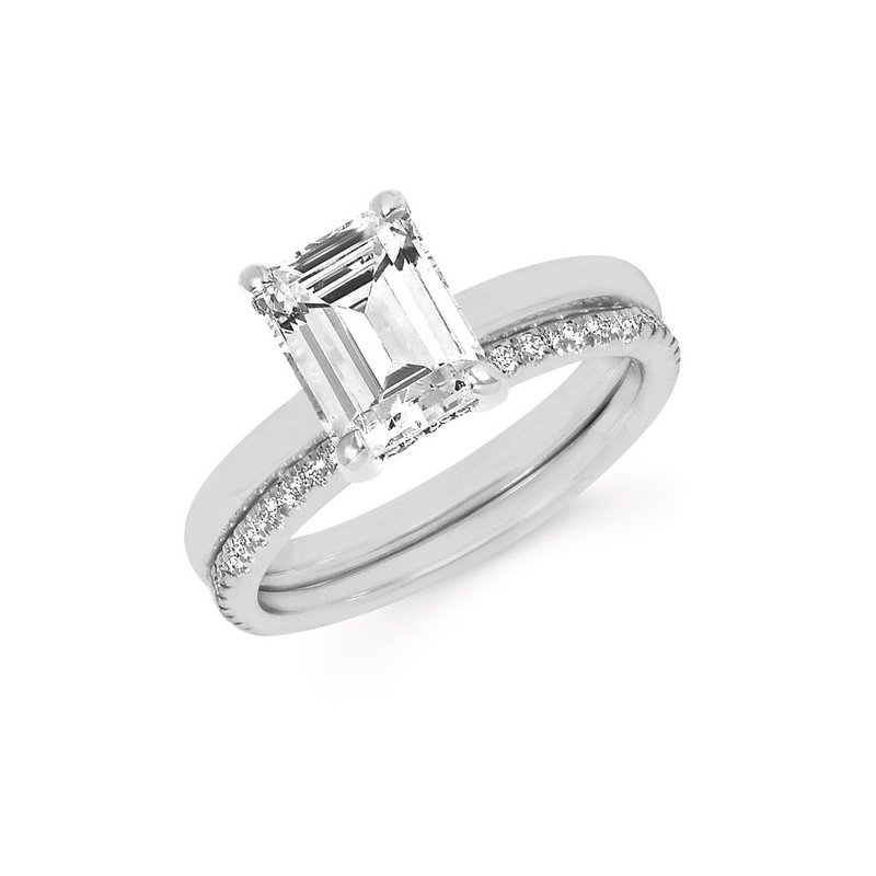 14K White Gold .08 CTW Diamond Band 14K White Gold .08 CTW Diamond Band