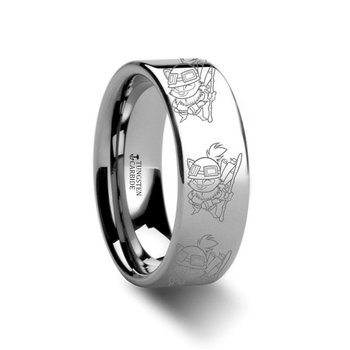 Thorsten Teemo Swift Scout Polished Tungsten Engraved Ring League of Legends Band - 4mm-12mm Thorsten Teemo Swift Scout Polished Tungsten Engraved Ring League of Legends Band - 4mm-12mm