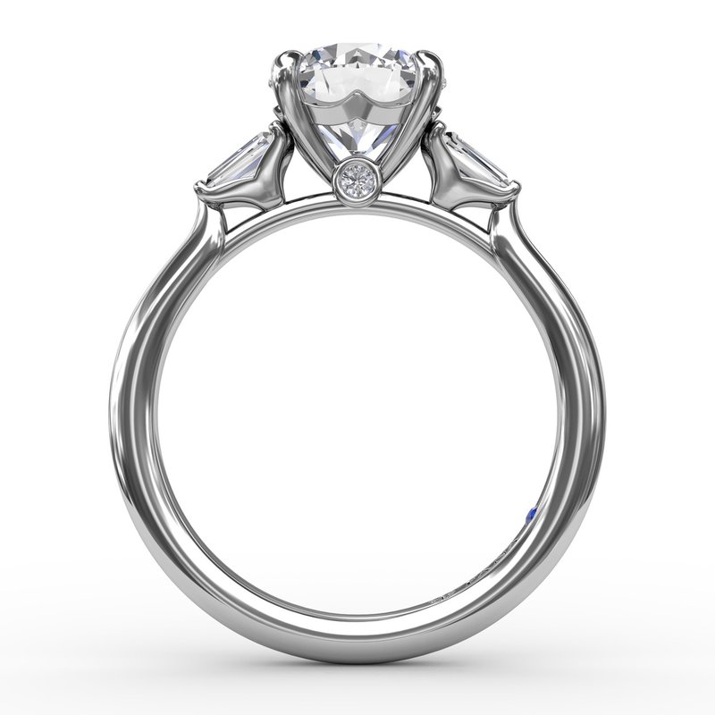 Fana Double Baguette Diamond Engagement Ring S4232 - Hobbs