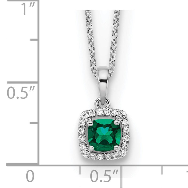 Quality Gold 14K White Gold Lab Grown VS/SI FGH Dia and