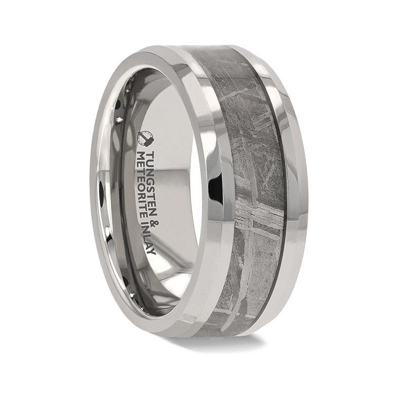 Thorsten CELESTIAL Tungsten Meteorite Inlay Wedding Band - 8mm Thorsten CELESTIAL Tungsten Meteorite Inlay Wedding Band - 8mm
