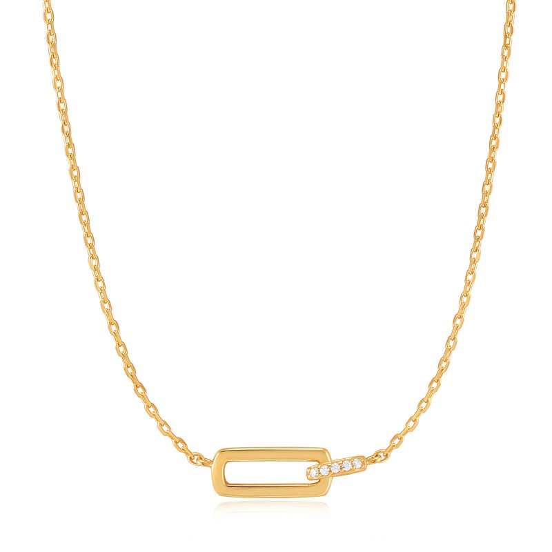 ANIA HAIE Glam Interlock Necklace N037-01G - Wirt's Jewelers