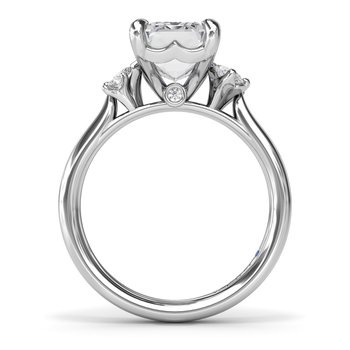 Elegant Emerald Cut Diamond Engagement Ring S4418