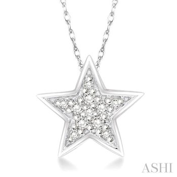 ASHI Gemini Zodiac Diamond Pendant 635Y9SWTSPDYG-GEMI