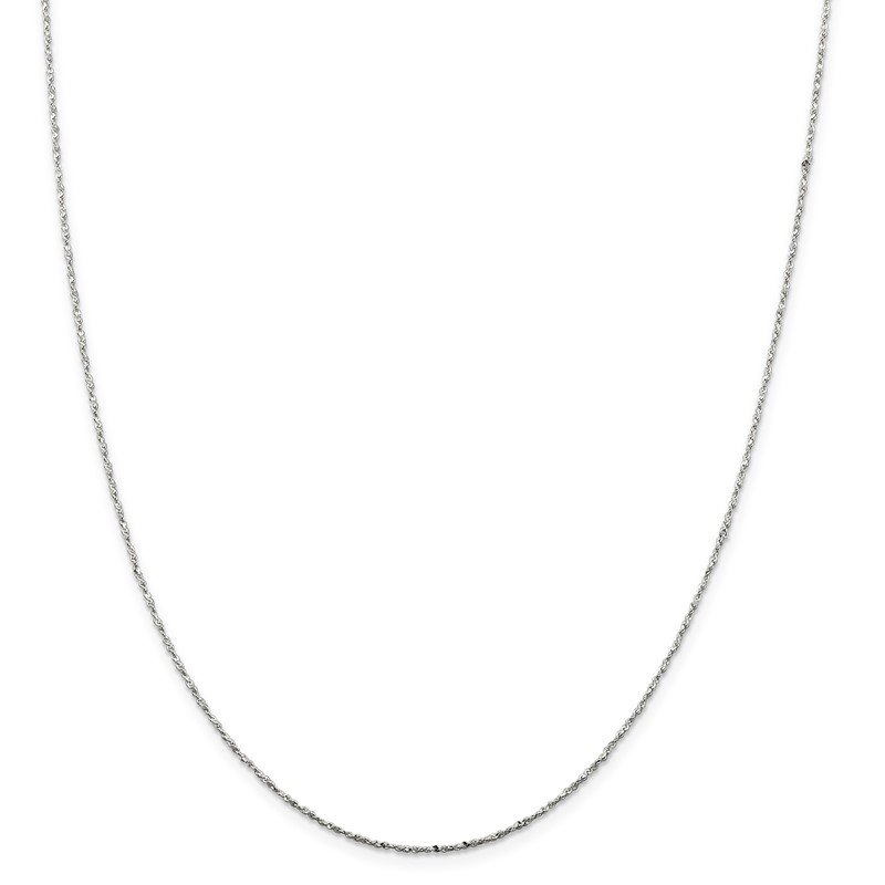 Twisted Serpentine Sterling Silver 1mm Chain Necklace Twisted Serpentine Sterling Silver 1mm Chain Necklace