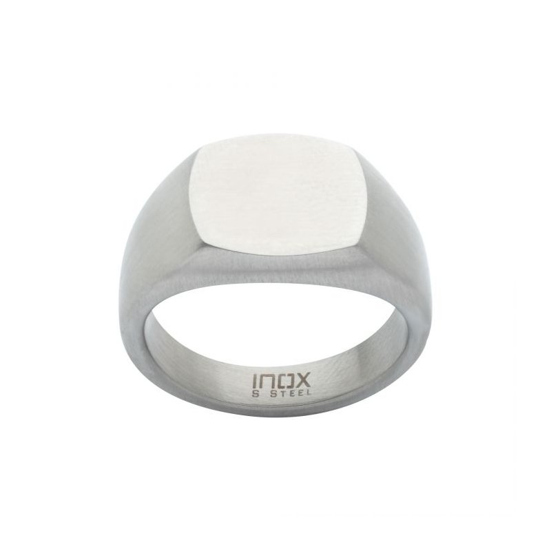 INOX Jewelry Stainless Steel Signet Pinky Finger Ring 205